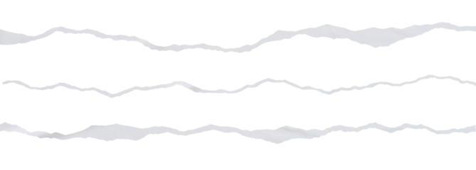 set of torn paper edges. white ripped edge. design elements
