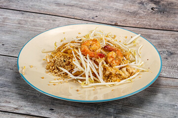 Pad thai - noodle with shrimps