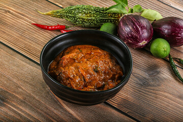 Indian cuisine - chicken masala sauce