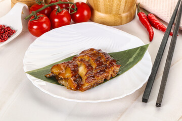 Grilled eel with unagi sauce