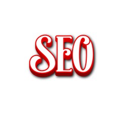 3D Seo text poster art