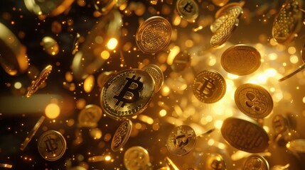Gold Bitcoin and cryptocurrency