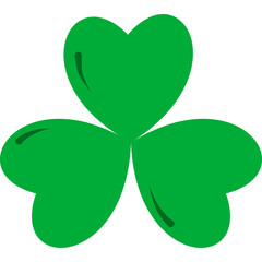 Patrick Day Clover Leaf