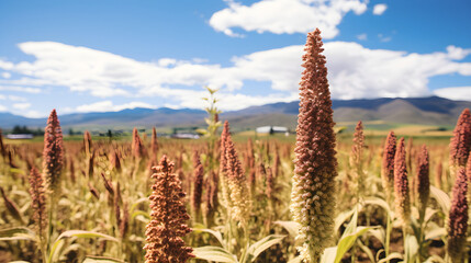 Bucolic Charm Unveiled: The Colourful Palette and Tireless Toil of Quinoa Farming Life