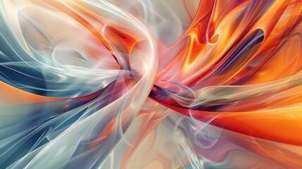 Technological evolution captured through abstract splendor