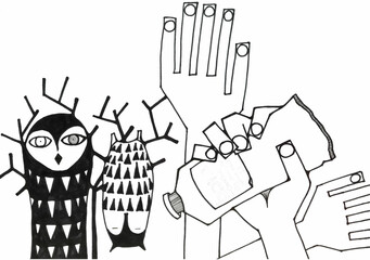 hand drawn illustration