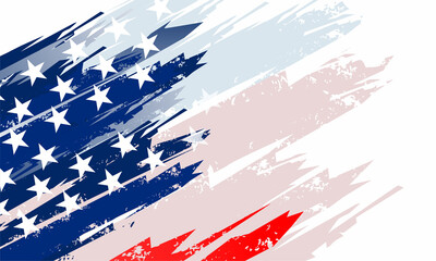 American flag vektor  background, with a copy space area. Suitable for American Independence Day 4th of July, Veterans Day, American National Labor Day etc