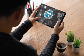 ERP enterprise resource planning software for modish business to plan the marketing strategy