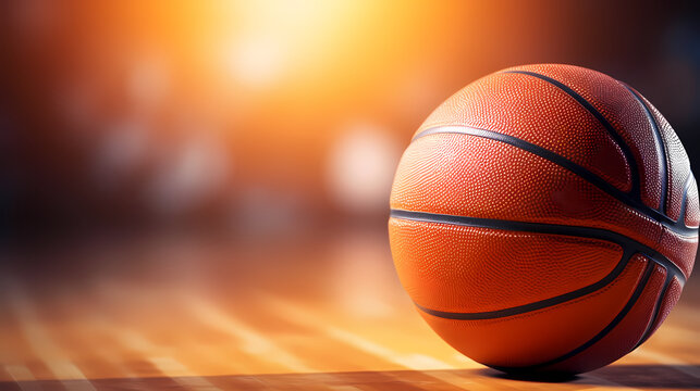 Basketball in the background, perfect for sports banners and graphics