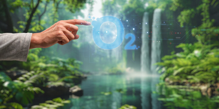 O2, oxygen, is a gas that is important for the survival of both plants and animals including humans, airing through nature, maintaining the climate.