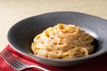 明太子カルボナーラ