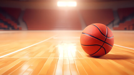 Basketball sport, basketball background close-up detail