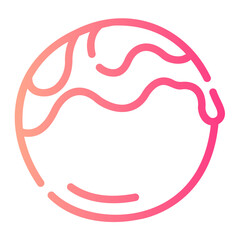 takoyaki Line Gradient Icon