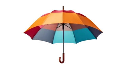 Fotobehang multicolor colorful umbrella isolated on white  © Gustavo