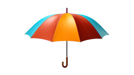 multicolor colorful umbrella isolated on white 