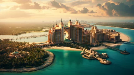 Glasschilderij Verenigde Staten Atlantis The Palm Dubai