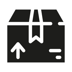 Fototapeta premium Flashsale Cardboard Icon in Glyph Style