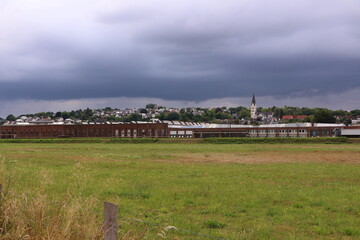 Fototapeta premium Blick auf die Gemeinde Wickede an der Ruhr