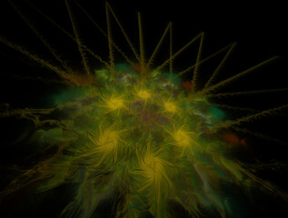Imaginatory fractal abstract background Image