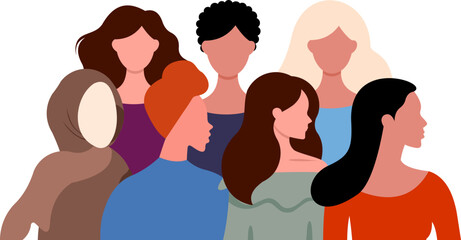 Fototapeta premium International Women's Day Illustration