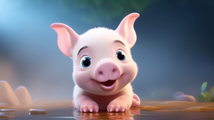 Cute baby Pig