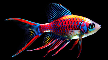 Neon Tetra: The Luminous Star of Freshwater Habitats - An Explorer's Delight