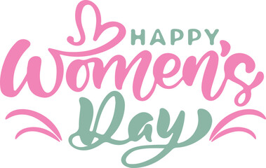 Obraz premium International Woman's Day Typography