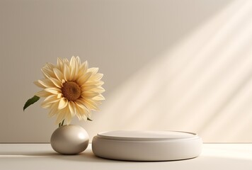 Fototapeta na wymiar a flower in a vase
