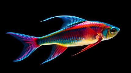 Neon Tetra: The Luminous Star of Freshwater Habitats - An Explorer's Delight