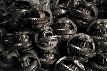 Close up of differentials (Autoparts).