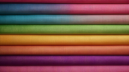 Wave texture abstract fabric. Multicolor textile background