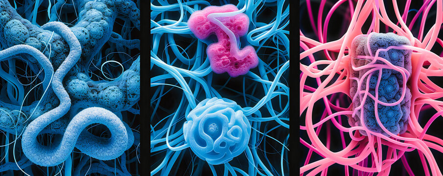 Microscopic Warfare, A Vivid Depiction of Virus Against Humanity, Echoing the Silent Battle of Epidemics