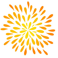 decorative flower icons in flat style. Spring flowers silhouette collection. Floral clipart illustration