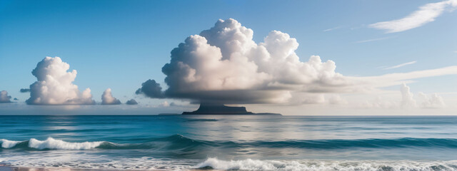 Obraz premium beautiful seascape panorama background