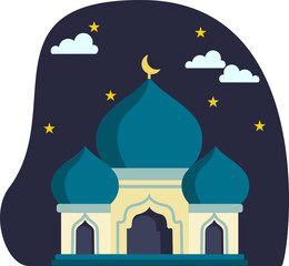 Islamic Mosque Illustration