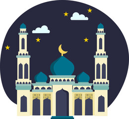 Islamic Mosque Illustration