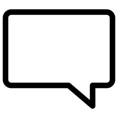 Chat vector icon. Talk bubble speech icon. Blank empty bubbles vector design elements.