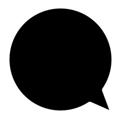 Fototapeta na wymiar Chat vector icon. Talk bubble speech icon. Blank empty bubbles vector design elements