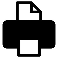 Printer  line Vector Icon