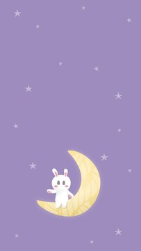 cute sky cat background Potrait