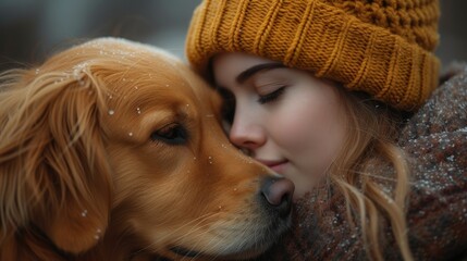 Pet Companionship: Heartfelt moments between people and their pets, emphasizing the bond between humans and animals
