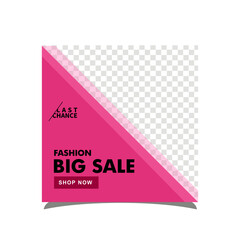 Social media template design modern professional