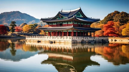 Foto op Plexiglas Gyeongbokgung palace © khan