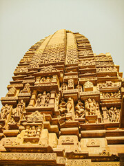 photo of khajuraho sculpture in india