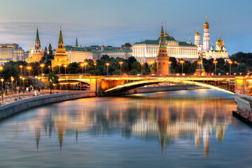 Fototapeta na wymiar Moscow cityscape in Russia, Kremlin