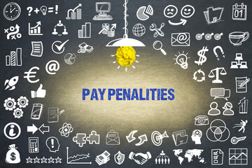 pay penalties	