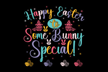 Some bunny needs vodka Happy Easter Day Typography lettering T-shirt Design