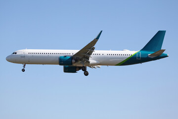 Passenger Aircraft Landing at London Heathrow Airport LHR