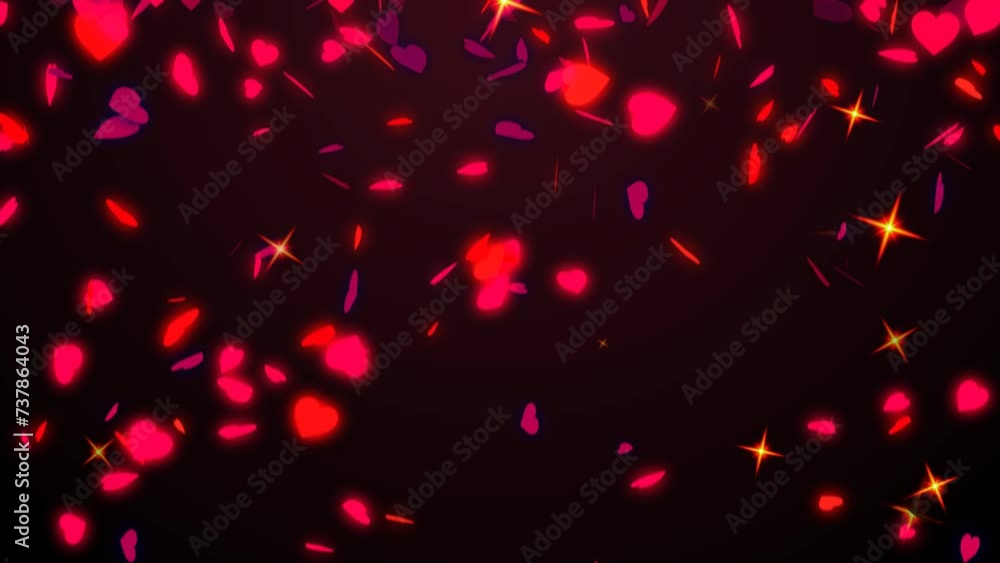 Poster abstract 2d animation background of glowing diagonal lines streaming across the screen. deep blues a