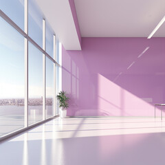 Purple indoor empty wall texture background